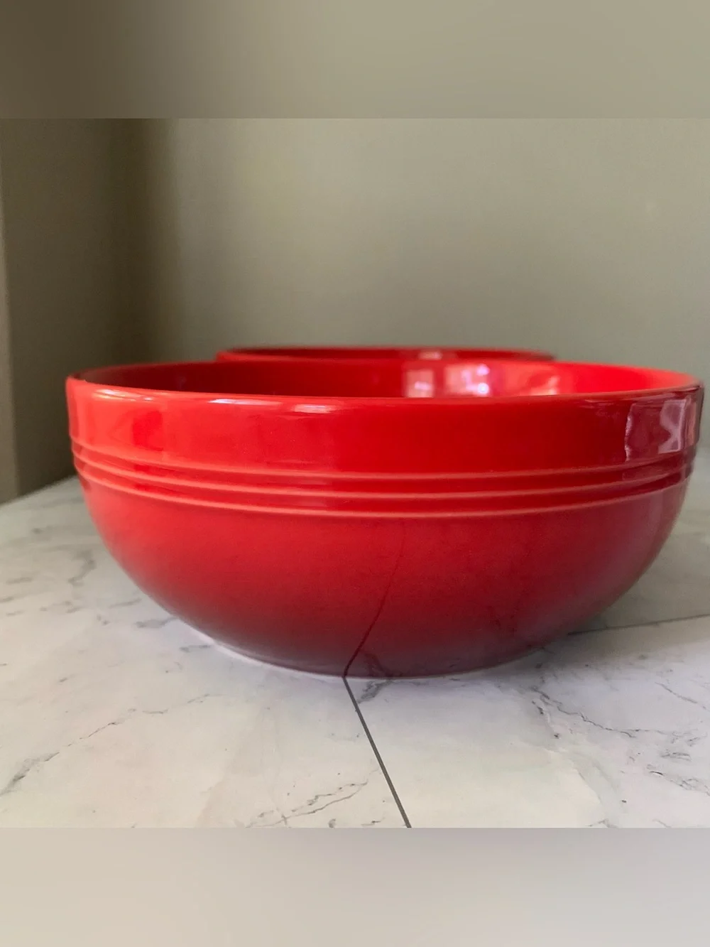 2 le creuset 770ml cereal bowls - cerise